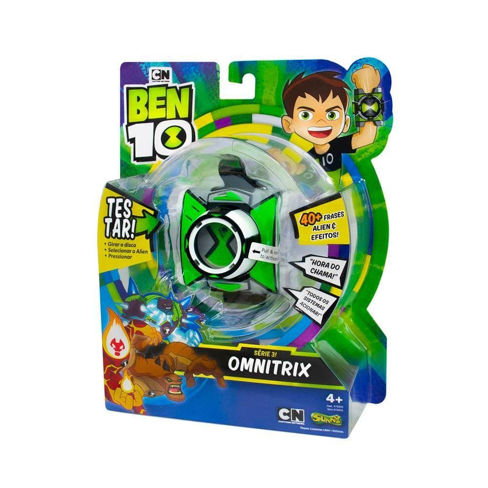 Relógio Infantil Digital Ben 10 Alien Omnitrix Sunny