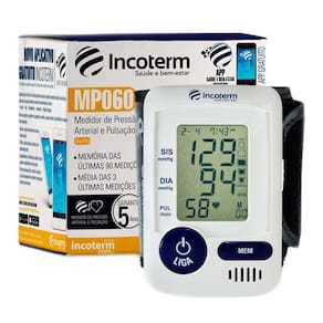 Aparelho de Pressão Incoterm Automático Digital de Pulso MP060