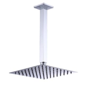 Ducha Chuveiro Slim Prizi Quadrado 20x20cm Inox 304 de Teto