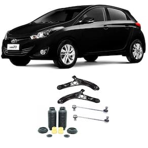 Bandeja + Bieleta + Kit Batente Hyundai Hb20 2012 Até 2015 Dianteiros - O Par