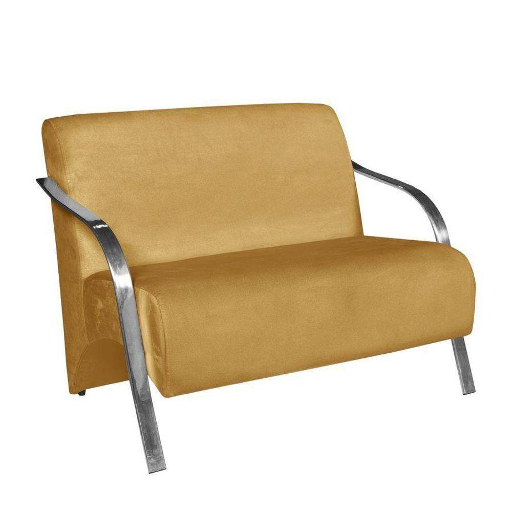 Poltrona Namoradeira Vênus Braço Aluminio