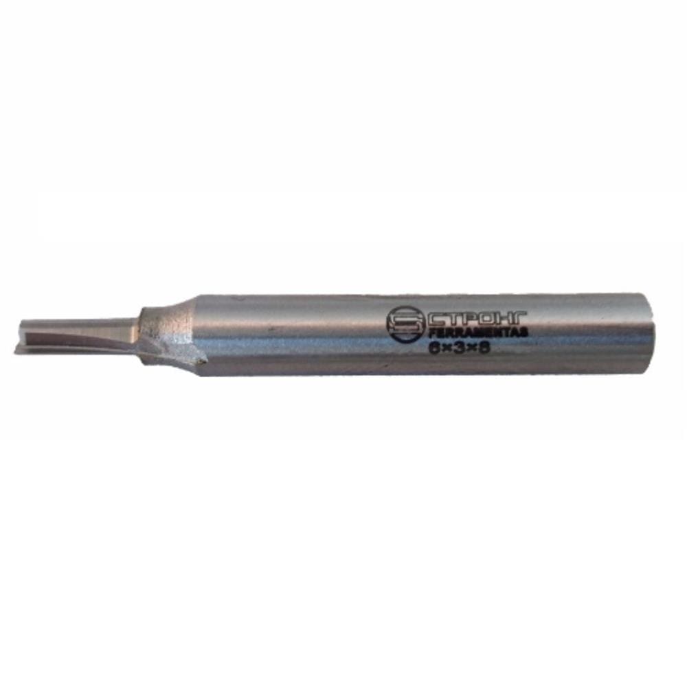 Fresa Reta Com Topo Metal Duro 6mm X 3mm