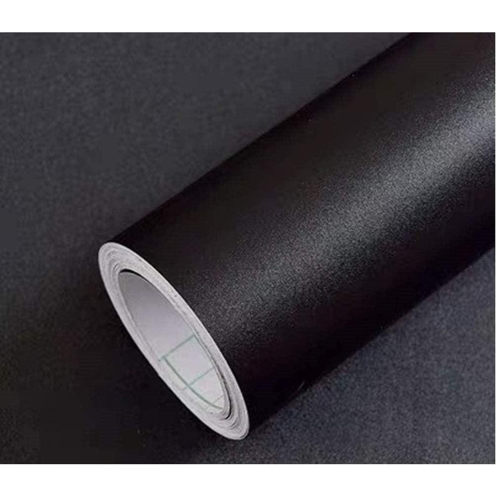 Papel Contact Pvc Opaco Preto - 45Cm X 2 Metros - Plavitec