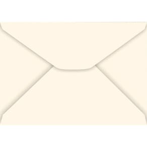 Envelope Carta Colorido 114X162Mm Creme 85G