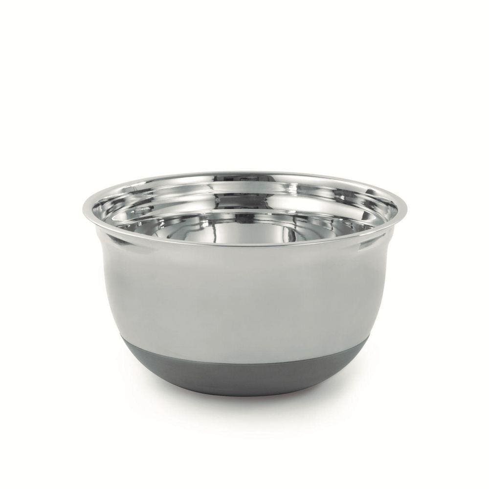Tigela Bowl Aço Inox Com Base Em Silicone 17Cm Mimo