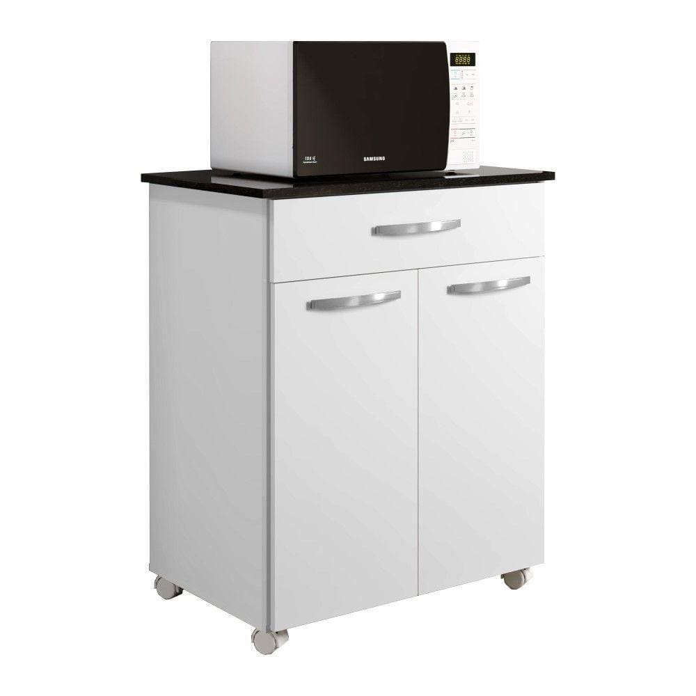 Balcão de Cozinha 2 Portas 1 Gaveta GirassolBranco