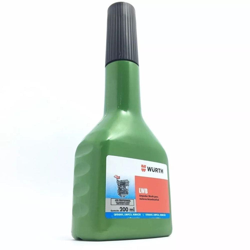 Limpa bicos injetores LWB Wurth Bicombustível 200ML