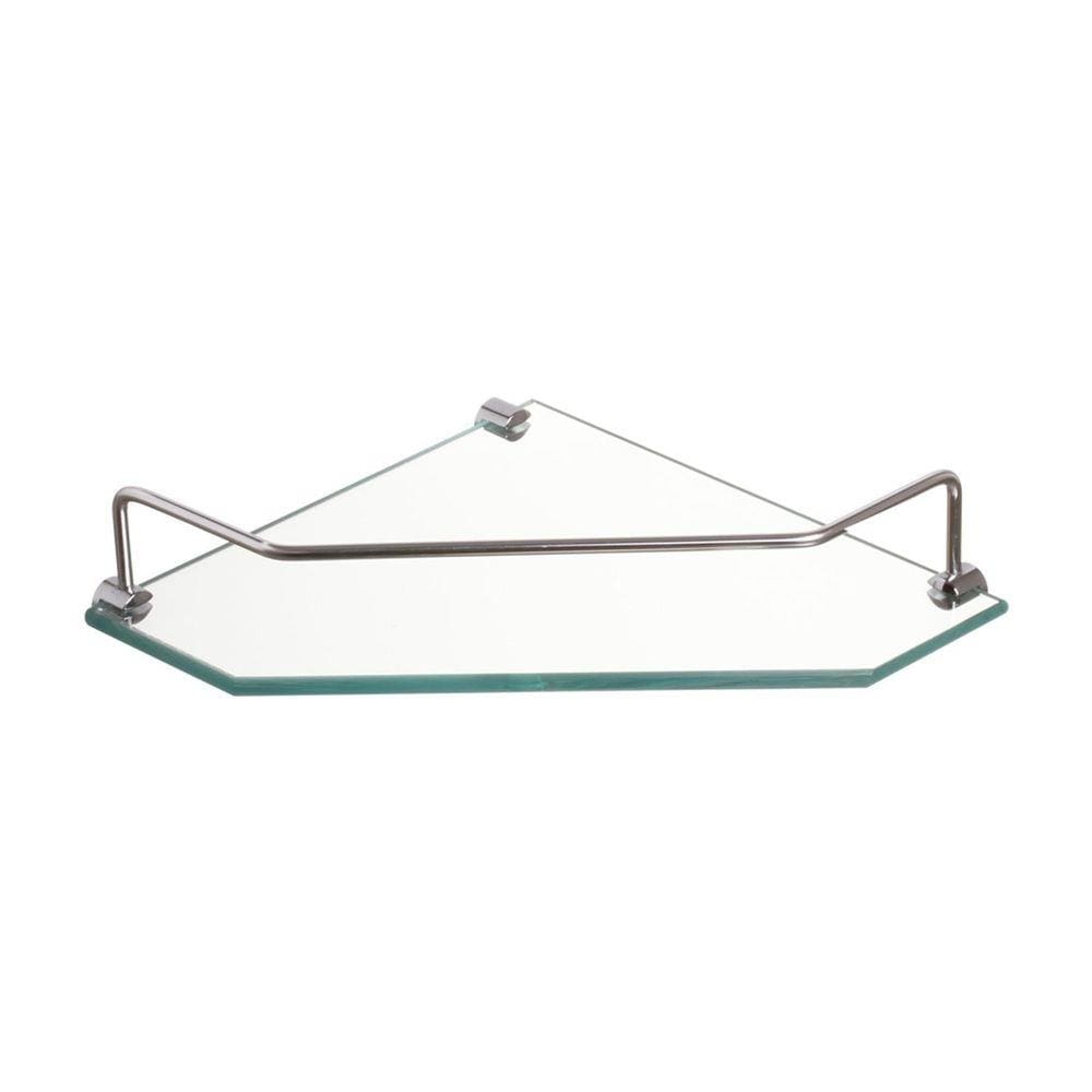 Prateleira De Vidro De Canto Com Grade 25X25 - Nelson