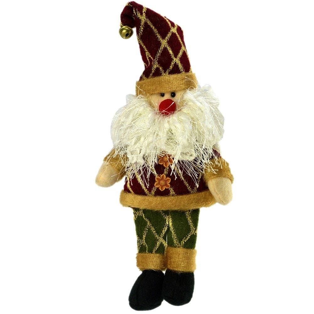 Papai Noel Pelúcia Luxo Natal 30cm CBRN14613