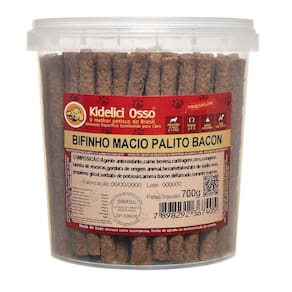Bifinho Macio Palito - Kidelici Osso - Sabor Bacon - 700G
