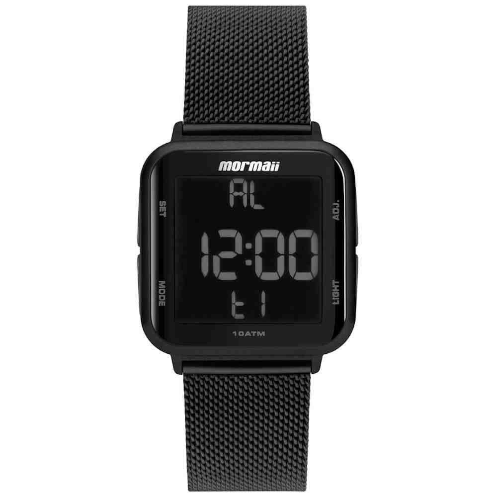 Relógio Feminino Digital Mormaii Digi Preto MO6600AG/8P