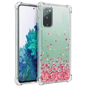 Capa Anti Quedas Corações Galaxy S20 Fe - Bordas Anti Shock