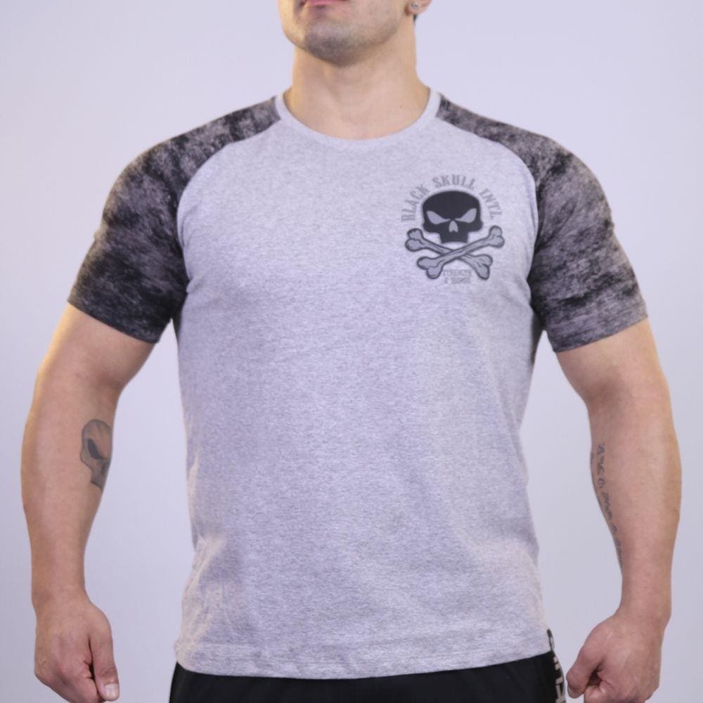 Camiseta Masculina Bones Skull Black Skull