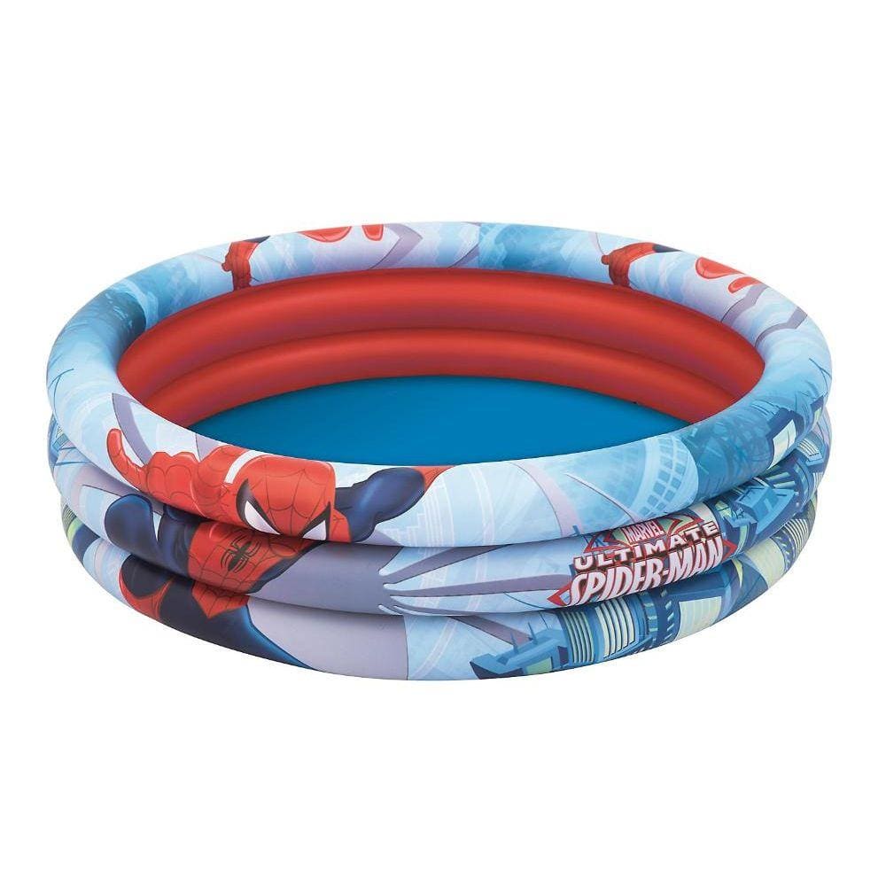Piscina Inflável 3 Aneis Homem Aranha 200L