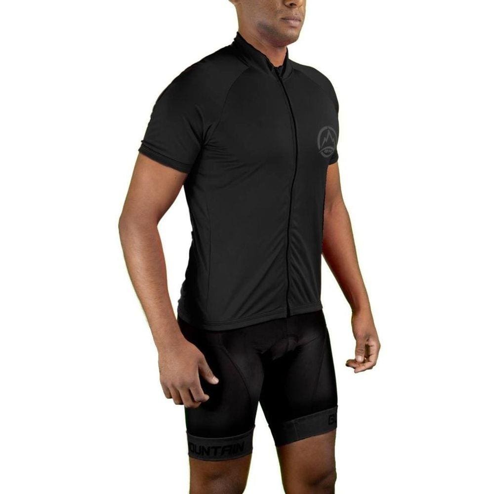 Conjunto Camisa Bermuda Masculina Black Mountain Preto