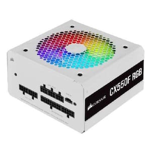 Fonte Atx 550W Cx550F Full Modular Rgb White 80 Plus Bronze