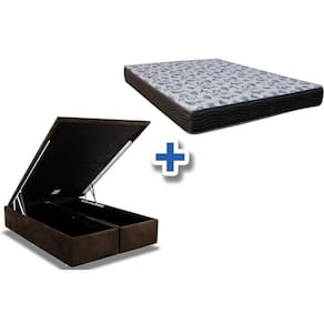 Conjunto Baú-Colchão Ortobom D33 Fort Tech Queen 158