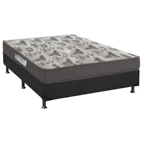 Conjunto Box-Colchão Ortobom D33 ISO 100+Cama Casal 128
