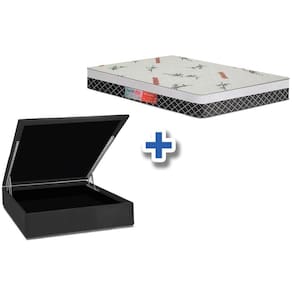 Conjunto Baú-Colchão Plumatex Falcon+Cama Casal 138