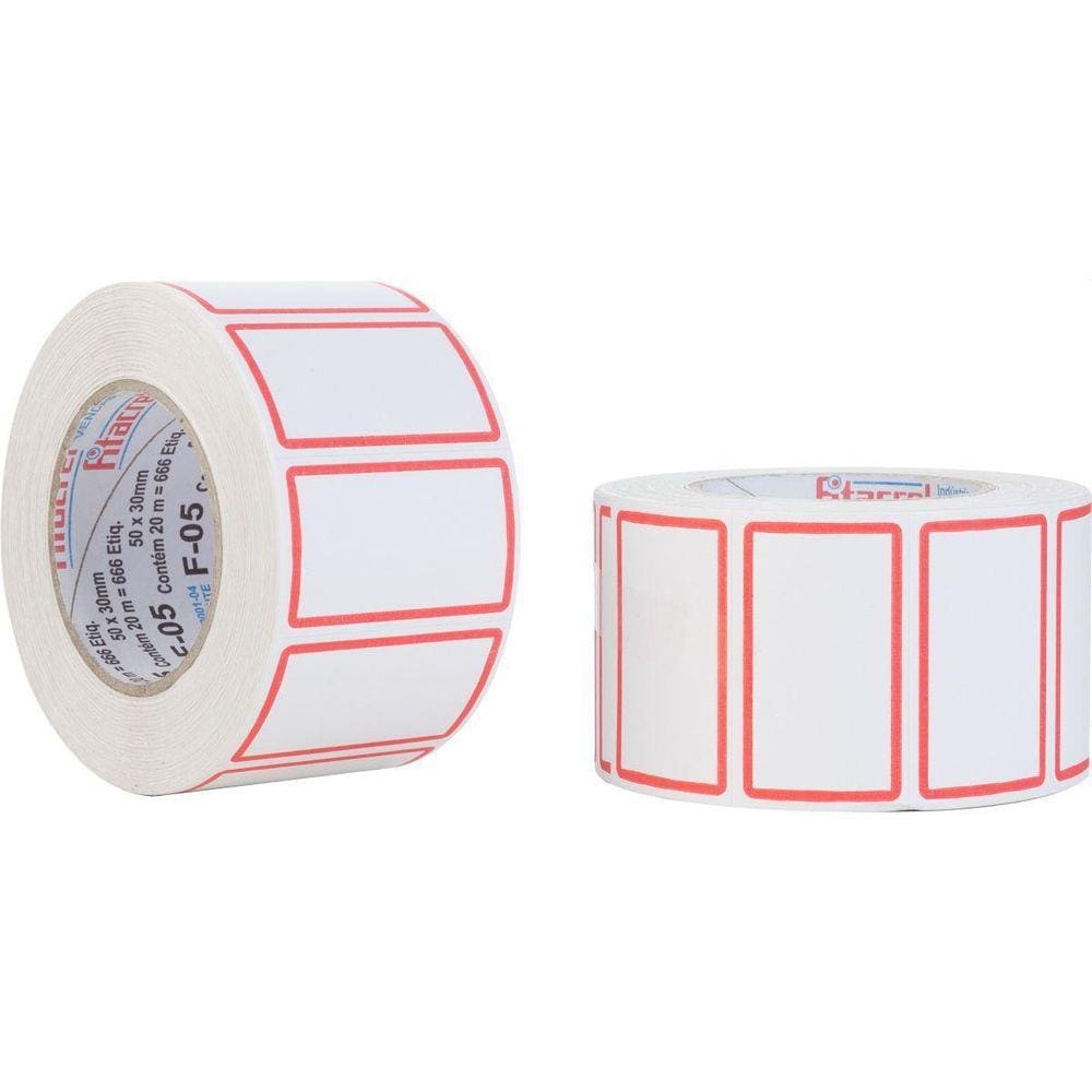 Etiqueta Para Preço F-05 50X30Mm 666 Etiquetas