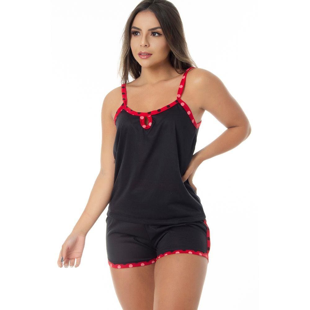 Kit com 3 Baby Doll Malha Conforto | Pijama Verão Joice