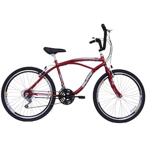 Bicicleta Masculina Aro 26 com 18 marchas Beach