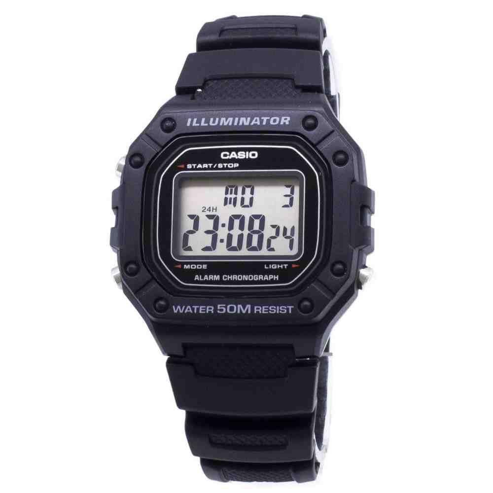 Relógio Casio Masculino Preto W-218H-1AVDF ILLUMINATOR