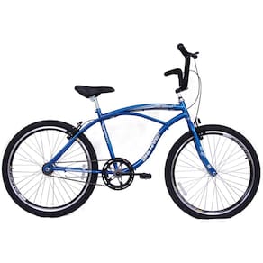Bicicleta Masculina Aro 26 Beach Azul