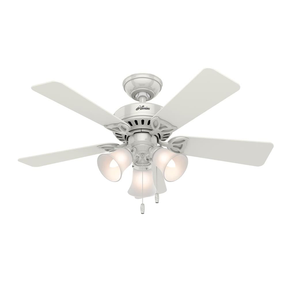 Ventilador de Teto Residencial Beacon Hill Branco Hunter Fan Oficial Ventilador de Teto Residencial Beacon Hill Hunter Fan Oficial 220v
