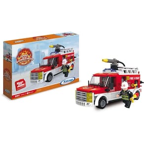 Brinquedo para Montar Bombeiros Caminhao 207 PCS
