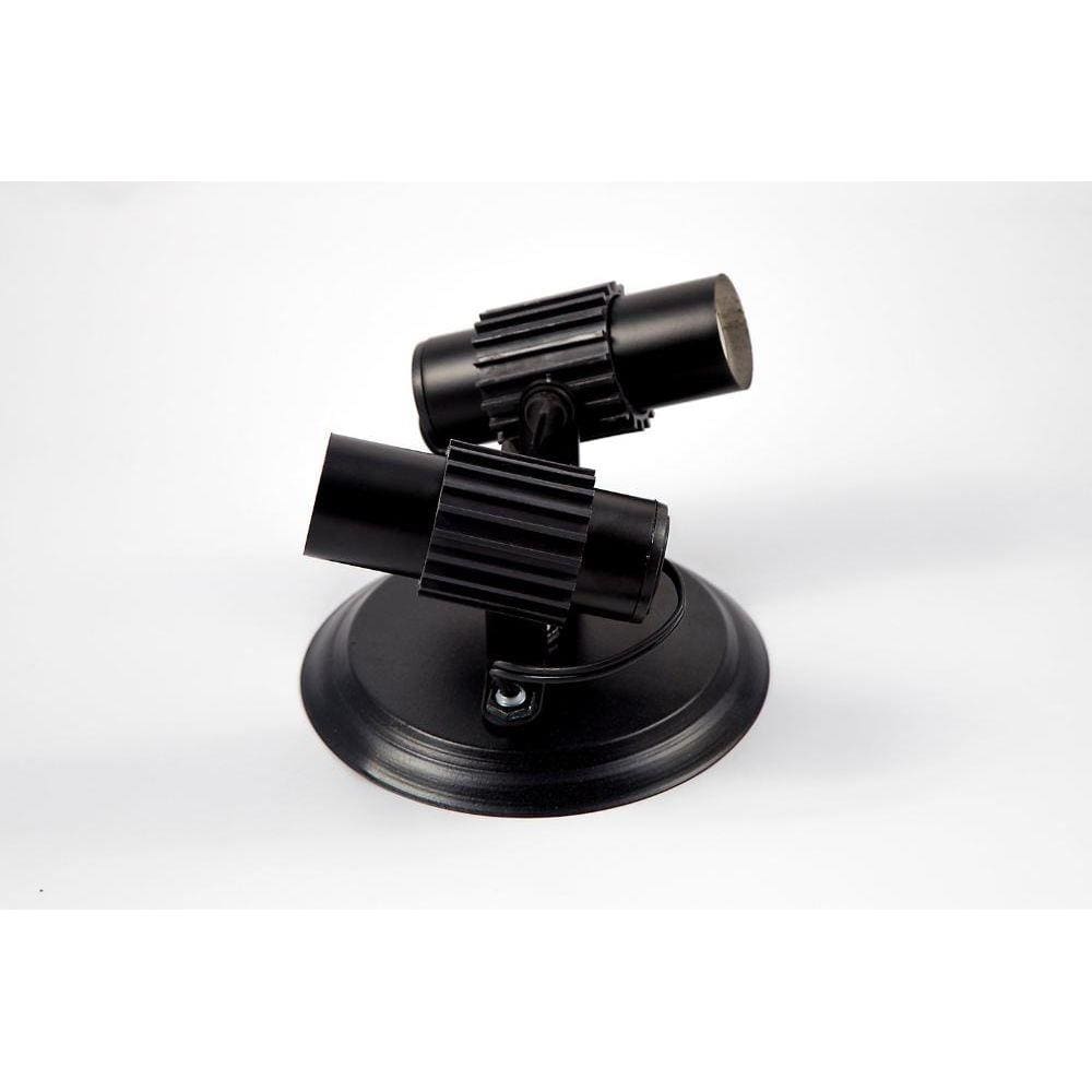 Spot B/2 Tubo Aleta Aluminio Preto