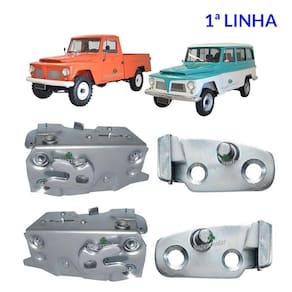 Kit Fechadura Batente Porta Ford Rural Willys F75 F-75