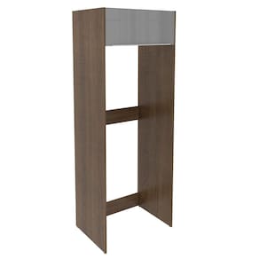 Porta Geladeira Madesa Lux 1 Porta Basculante - Rustic/Cinza