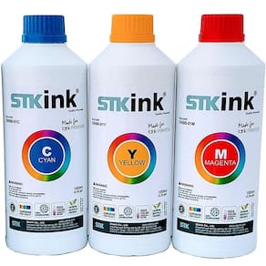 Tinta STK GL190 G1100 G1110 G2100 G2110 G3100 G3102 G3110 G3111 G4100 G4110 G4111 G1800 G1900 para Maxx Canon - 3 x 500ml