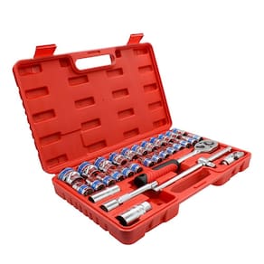 Jogo Chave Soquete 32 Peças 8 a 32mm Cromo Vanádio