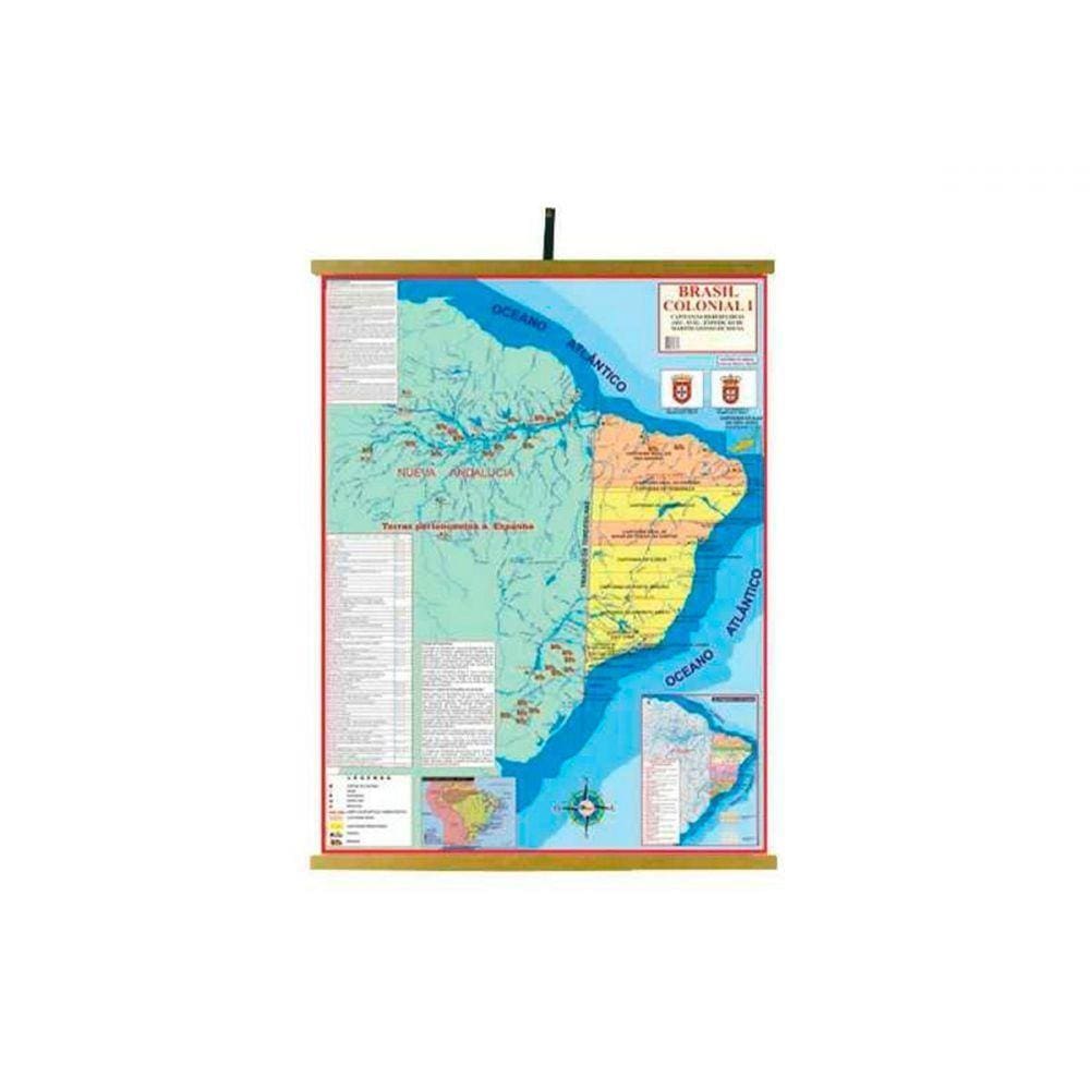 Mapas Educativos Brasil Colonial I 1200x900mm