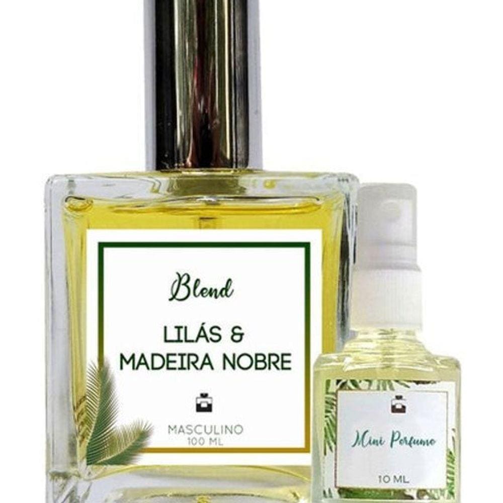 Perfume Lilás & Madeira Nobre 100Ml Masculino + Presente