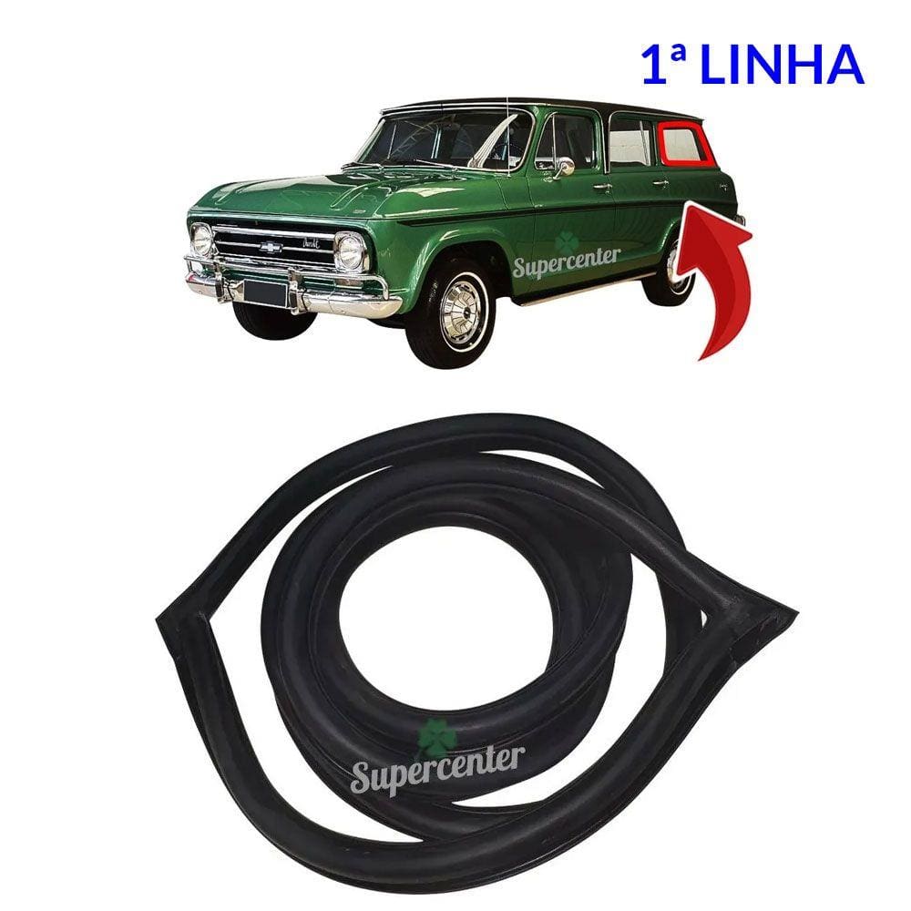 Borracha Janela Lateral Fixa Veraneio 1964 Até 1984