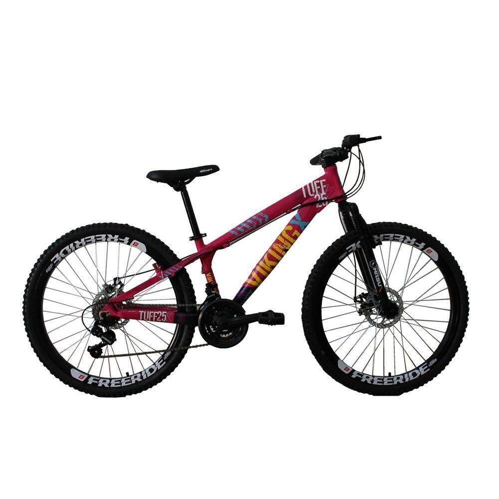 Bicicleta Viking X TUFF25 Freeride Aro 26 Freio a Disco