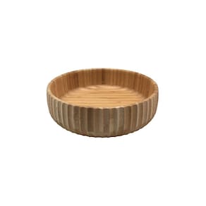 Bowl Canelado De Bambu Grande (22Cm) - Oikos