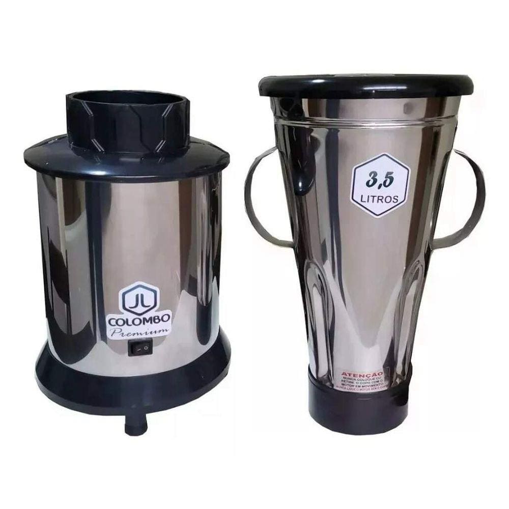 Liquidificador Industrial Alta Rotação Inox 127v 3,5L - JL Colombo