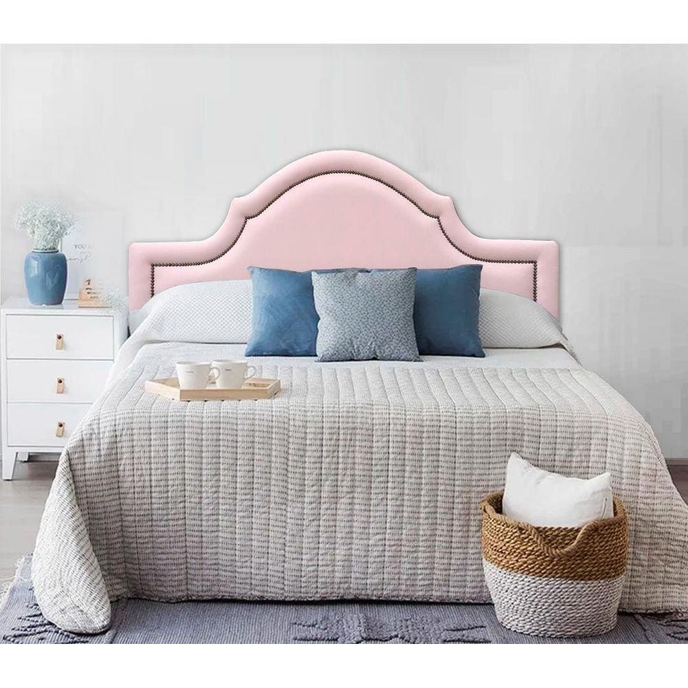 Cabeceira Estofada Provençal Luxo com Tachas - Casal