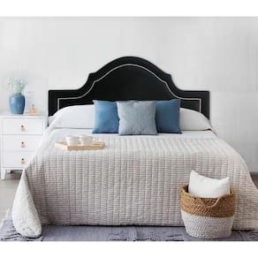 Cabeceira Estofada Provençal Luxo com Tachas - Queen