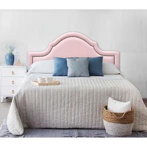 Cabeceira Estofada Provençal Luxo com Tachas - King