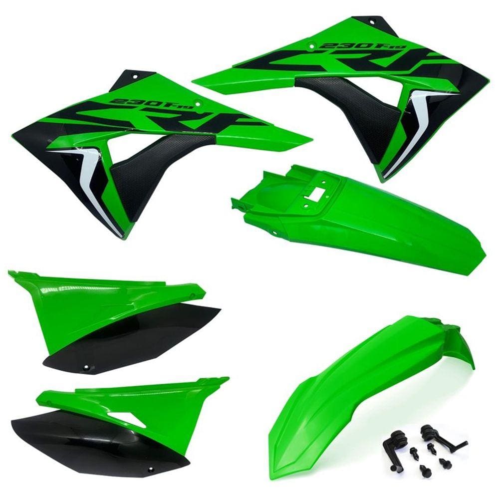 Kit Plástico Crf 230 Biker Elite Com Adesivos El1te