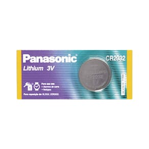 Bateria Panasonic de Lithium Botão CR2032 3V