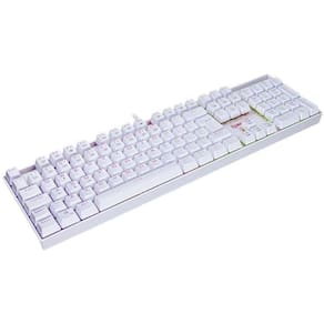 Teclado Mecânico Redragon Mitra Branco Rgb Switch Vermelho