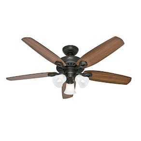 Ventilador de Teto Residencial Builder Plus Bronze Novo Hunter Fan Oficial 220v