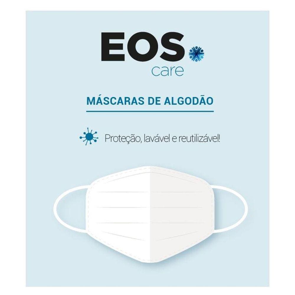 Kit de Máscara Protetora Facial EOS em Algodão Reutilizável 10 Unidades -