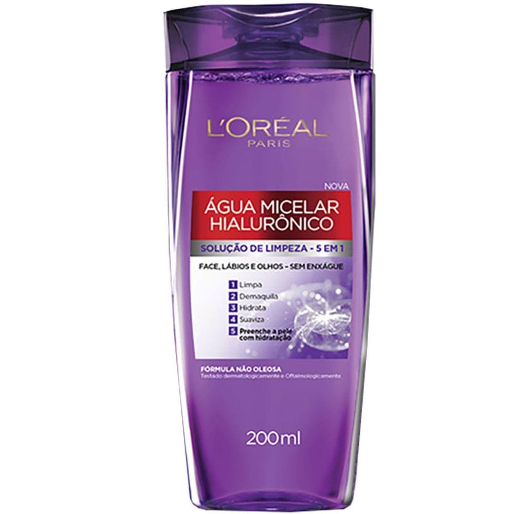 Água Micelar L`Oréal Hialurônico 200ml